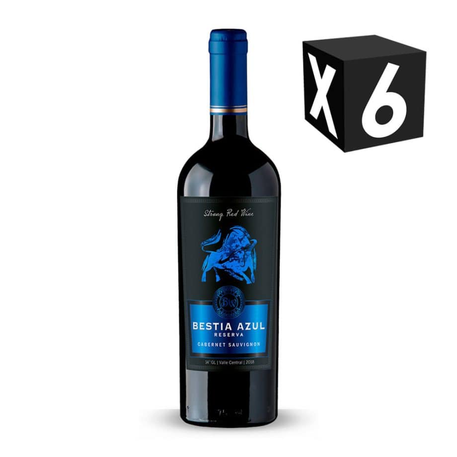 CAJA X6 - BESTIA AZUL RESERVA CABERNET SAUVIGNON