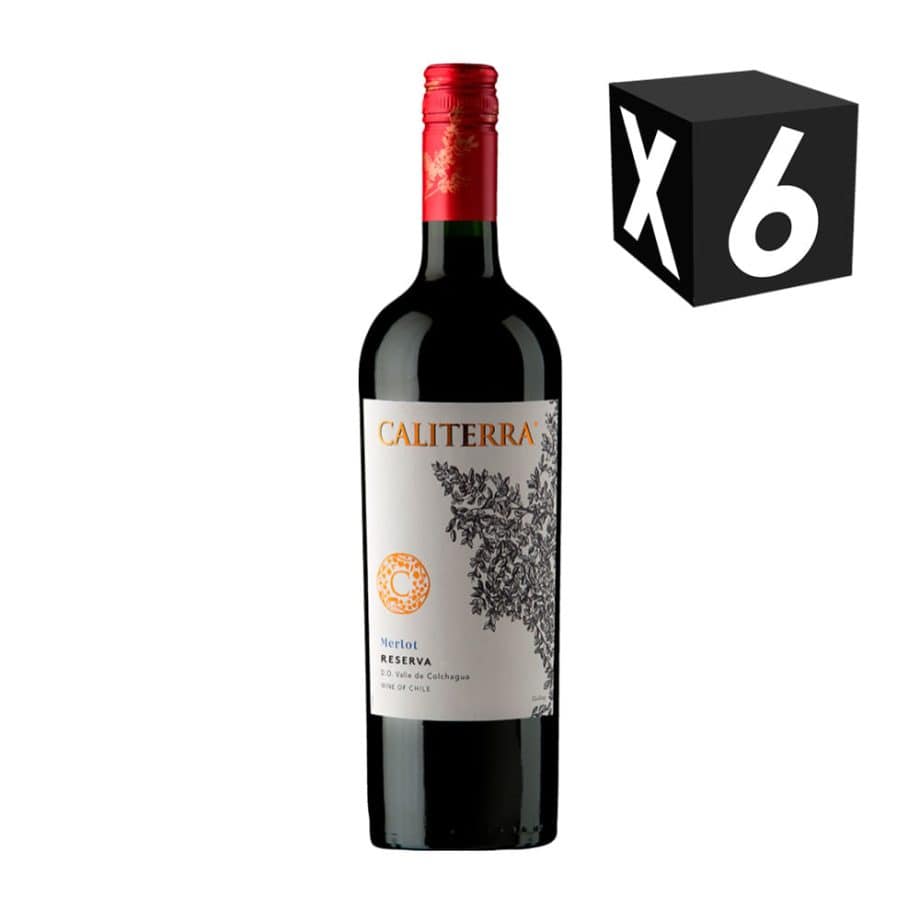 CAJA X6 - CALITERRA RESERVA MERLOT