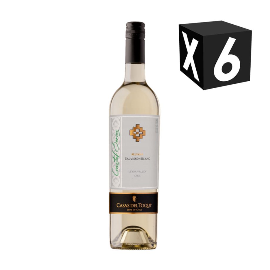 CAJA X6 - CASAS DEL TOQUI RESERVA COASTAL SERIES SAUVIGNON BLANC