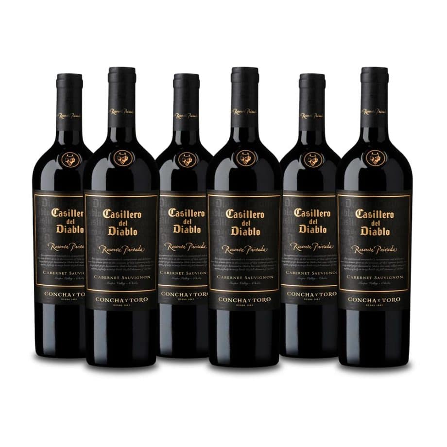 CAJA X6 - CASILLERO DEL DIABLO RESERVA PRIVADA CABERNET SAUVIGNON