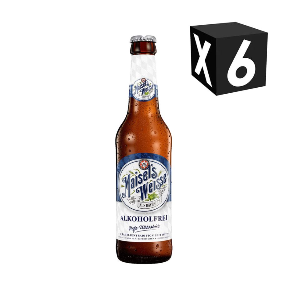 CAJA X6 - CERVEZA MAISELS ORIGINAL ALKOHOLFREI 330ML