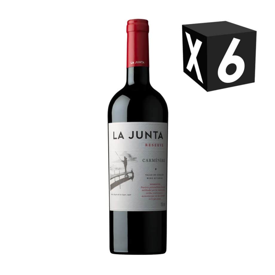 CAJA X6 - LA JUNTA MOMENTOS RESERVA CARMENERE