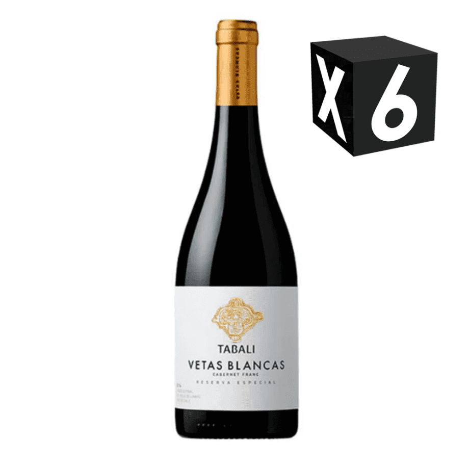 CAJA X6 - TABALI VETAS BLANCAS RESERVA ESPECIAL CABERNET FRANC