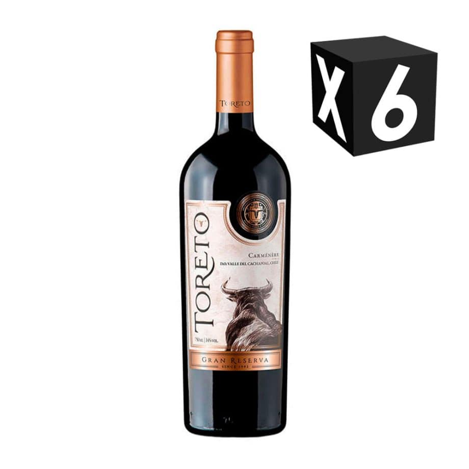 CAJA X6 - TORETO GRAN RESERVA CARMENERE
