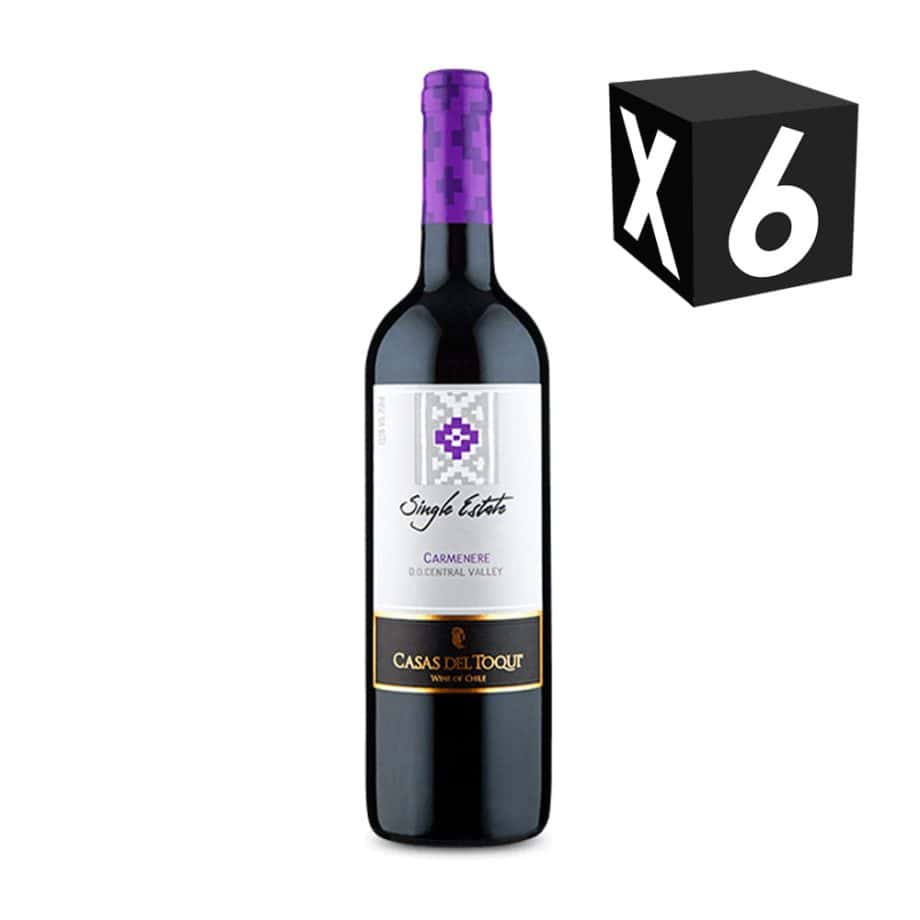 CAJAS X6 - CASAS DEL TOQUI ESTATE CARMENERE