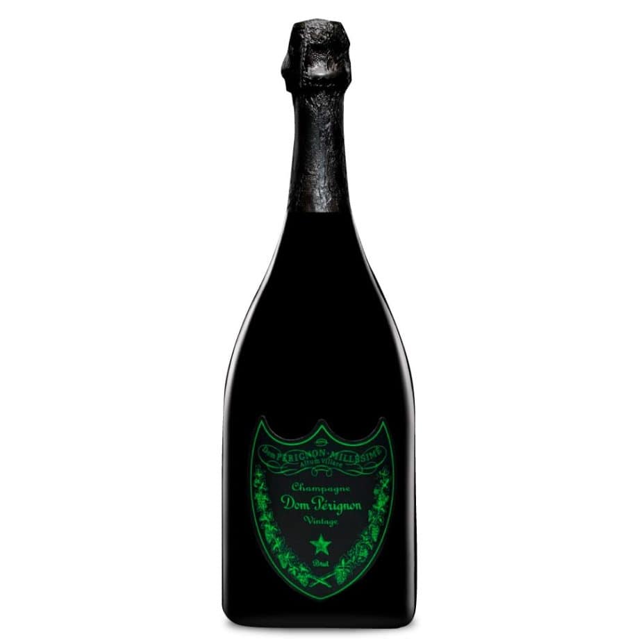 CHAMPAGNE DOM PERIGNON BLANC ETIQUETA LUMINOSA
