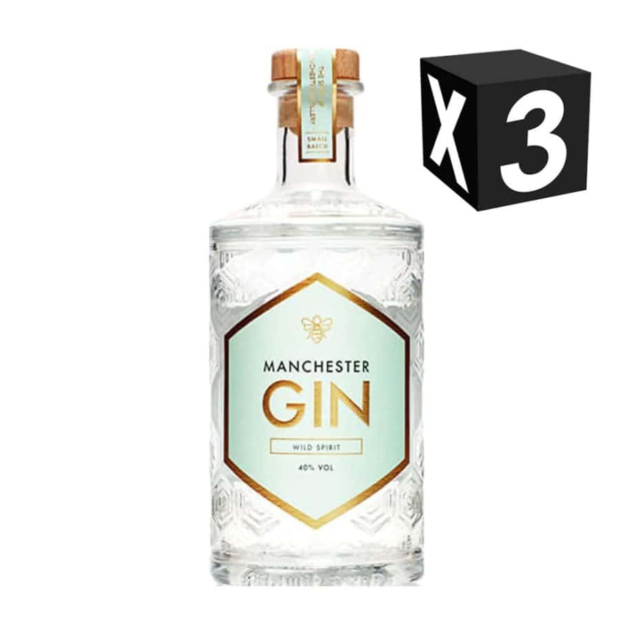 Gin X3 - Manchester Wild Spirit 750ml