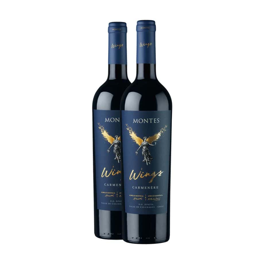 PACK X2 - VINO MONTES WINGS PREMIUM CARMENERE