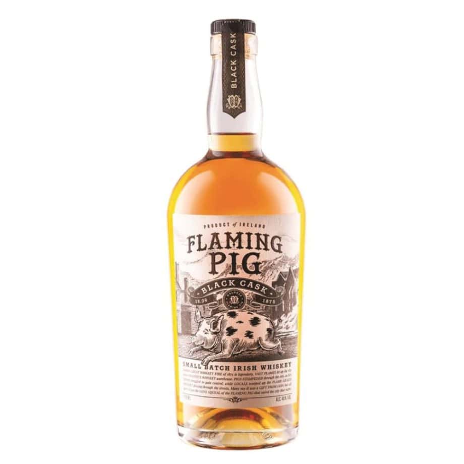 WHISKY FLAMING PIG BLACK CASK 750ML