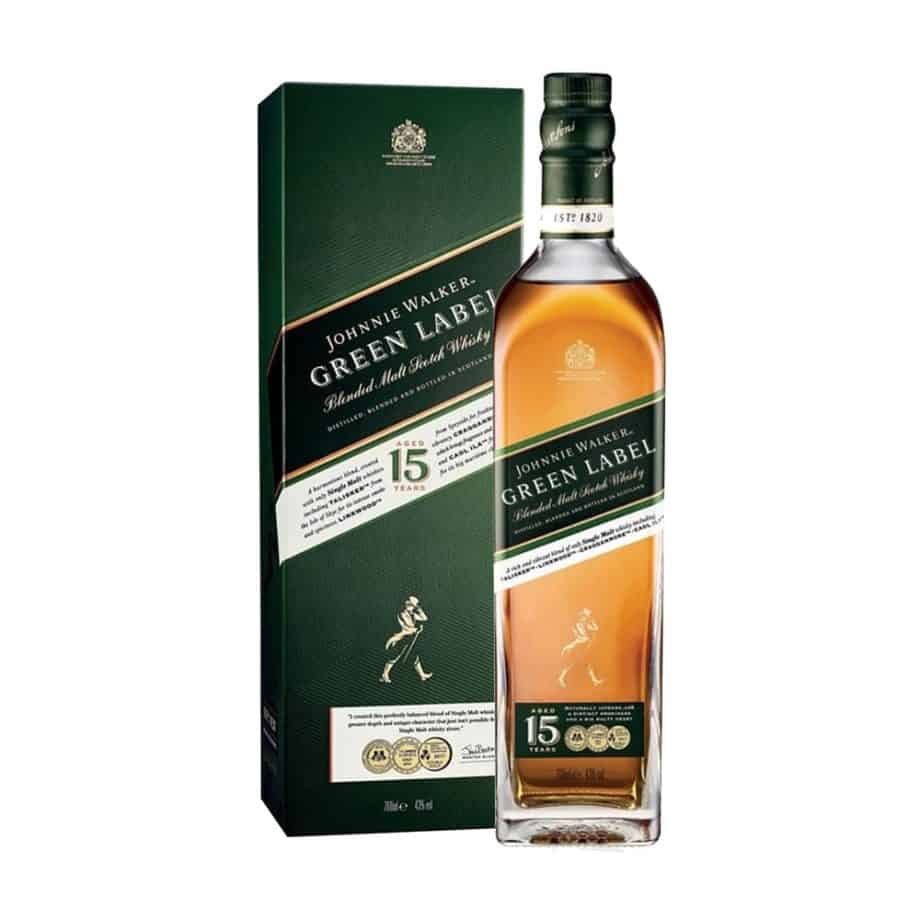 WHISKY JOHNNIE WALKER GREEN LABEL 750ML