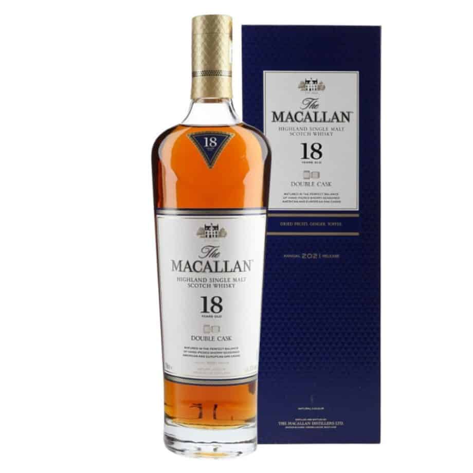 WHISKY THE MACALLAN 18 AÑOS DOUBLE CASK 700ML