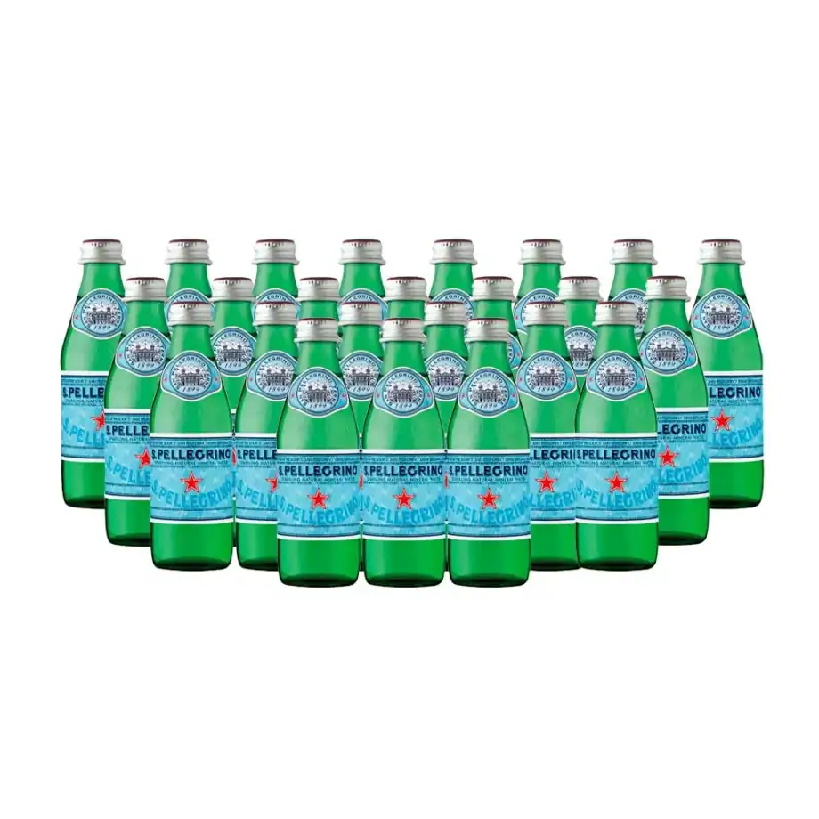 AGUA S. PELLEGRINO SPARKLING BOT 250 ML VIDRIO (24 UNIDADES)