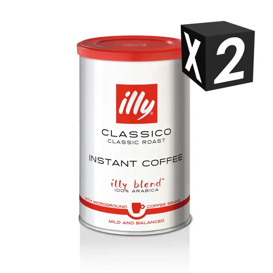 2X CAFÉ ILLY INSTANTÁNEO 95 GR SMOOTH RED