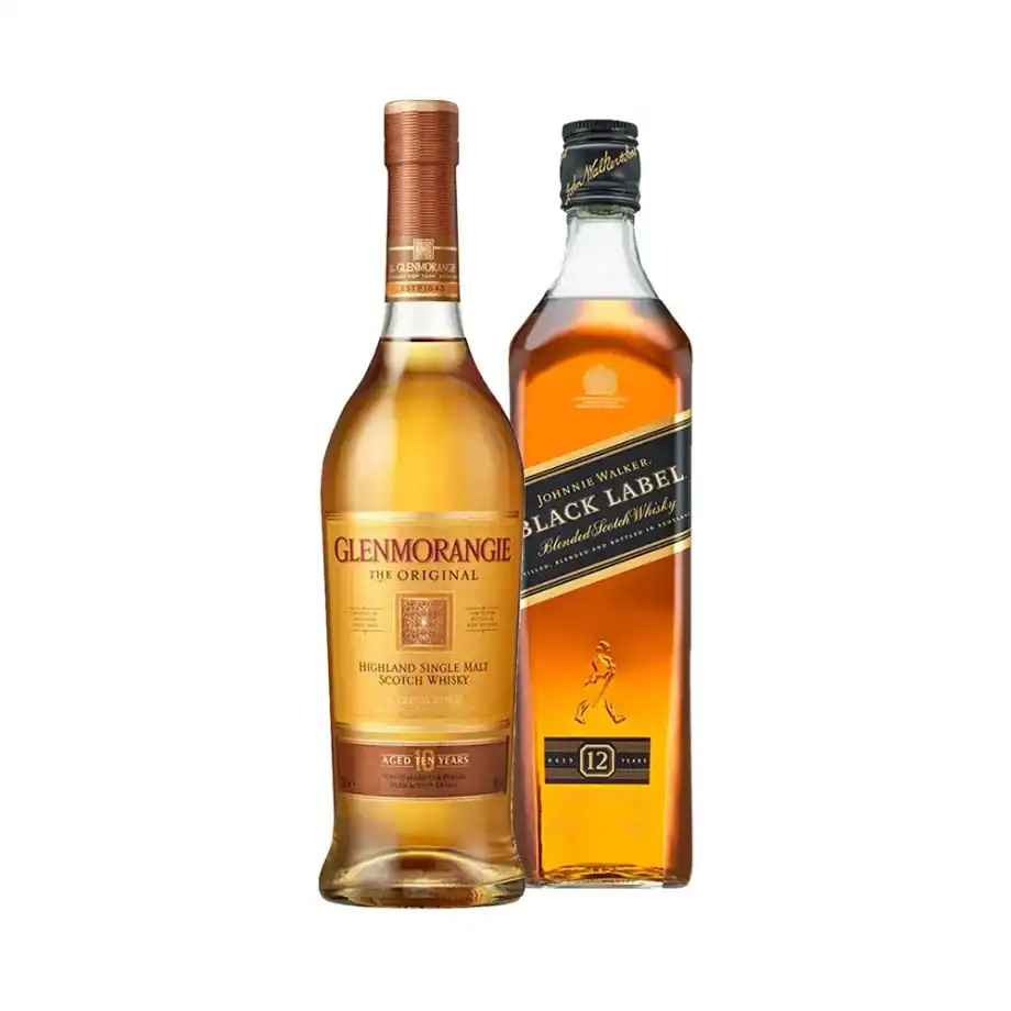 PACK DUO WHISKY: GLENMORANGIE + JOHNNIE WALKER