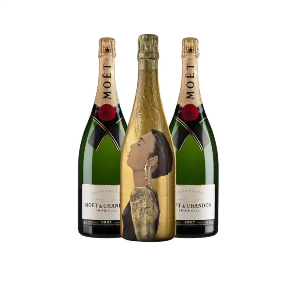 PACK LA PIU BELLE CHAMPAGNE Y MOET & CHANDON IMPERIAL BRUT