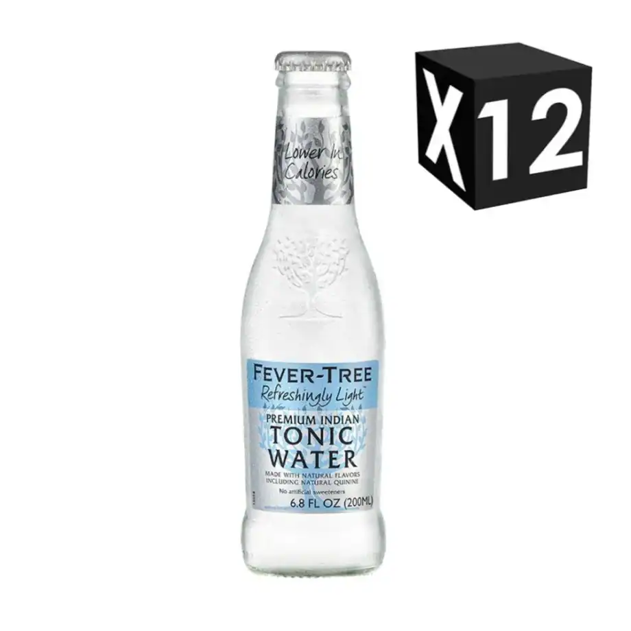 PACK X12 - FEVER TREE TÓNICA LIGHT 200 ML